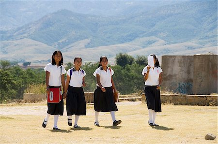 School children, Cuilapan, Oaxaca, Mexico, North America Stock Photo - Rights-Managed, Code: 841-02993470