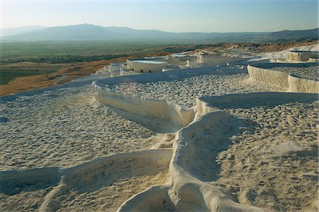 physical geography of the middle east - Pamukkale, UNESCO World Heritage Site, Anatolia, Turkey, Asia Minor, Eurasia Stock Photo - Rights-Managed, Code: 841-02993521