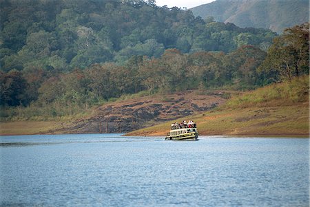 Lake Periyar, Kerala state, India, Asia Stock Photo - Rights-Managed, Code: 841-02993572