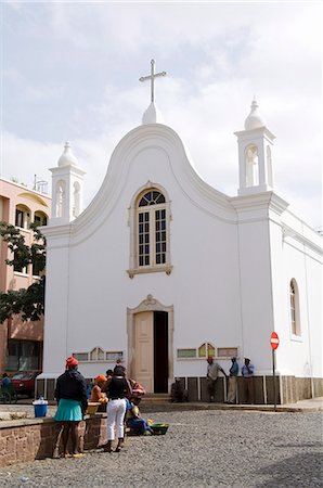 sao vicente cape verde - Church, Mindelo, Sao Vicente, Cape Verde Islands, Africa Stock Photo - Rights-Managed, Code: 841-02993636