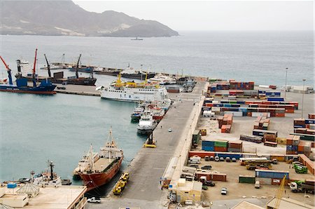 Port of Mindelo, Sao Vicente, Cape Verde Islands, Africa Stock Photo - Rights-Managed, Code: 841-02993658