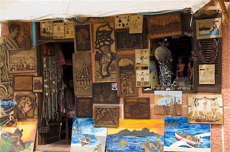 santa maria - Local art, Santa Maria, Sal (Salt), Cape Verde Islands, Africa Stock Photo - Rights-Managed, Code: 841-02993733