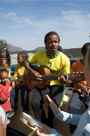 fogo cape verde - Musical event at local school in the volcanic caldera, Fogo (Fire), Cape Verde Islands, Africa Stock Photo - Rights-Managed, Code: 841-02993752