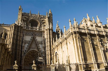 simsearch:841-03066933,k - Cathédrale de Séville, patrimoine mondial UNESCO, Santa Cruz district, Séville, Andalousie, Espagne, Europe Photographie de stock - Rights-Managed, Code: 841-02993951