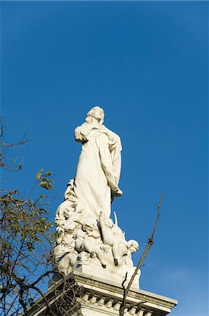 simsearch:841-02994021,k - Baroque column and statue celebrating the survival of the great eathquake of 1755, Plaza del Triunfo, Santa Cruz district, Seville, Andalusia, Spain, Europe Stock Photo - Rights-Managed, Code: 841-02993953