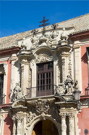 simsearch:841-02994218,k - The archbishops palace, Plaza Virgen de los Reyes, Santa Cruz district, Seville, Andalusia, Spain, Europe Foto de stock - Con derechos protegidos, Código: 841-02993965