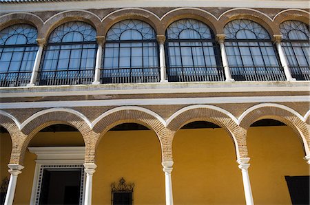 simsearch:841-02993972,k - Detail of building in the Patio de la Monteria, Real Alcazar, UNESCO World Heritage Site, Santa Cruz district, Seville, Andalusia (Andalucia), Spain, Europe Foto de stock - Con derechos protegidos, Código: 841-02993971