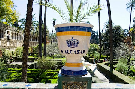 simsearch:841-02994007,k - Les jardins du Real Alcazar, patrimoine mondial de l'UNESCO, le quartier de Santa Cruz, Séville, Andalousie (Andalucia), Espagne, Europe Photographie de stock - Rights-Managed, Code: 841-02993999