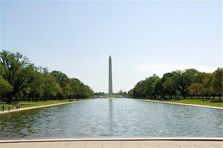 Washington Mounument from the Lincoln Memorial, Washington D.C. (District of Columbia), United States of America, North America Foto de stock - Con derechos protegidos, Código: 841-03027720