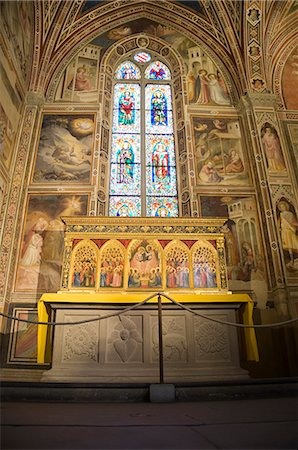 Église de Santa Croce, Florence (Firenze), patrimoine mondial de l'UNESCO, Toscane, Italie, Europe Photographie de stock - Rights-Managed, Code: 841-03027801