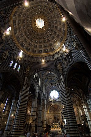 duomo italy interior - Interior of the Duomo (Cathedral), Siena, Tuscany, Italy, Europe Stock Photo - Rights-Managed, Code: 841-03027935