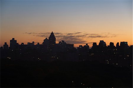 View of Central Park from south looking north, Manhattan, New York, New York State, United States of America, North America Stock Photo - Rights-Managed, Code: 841-03028129