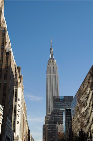 Empire State Building, Manhattan, New York, New York État, États-Unis d'Amérique, l'Amérique du Nord Photographie de stock - Rights-Managed, Code: 841-03028139