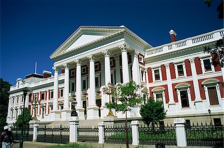 Exterior of the Houses of Parliament, Cape Town, Cape Province, South Africa, Africa Stock Photo - Rights-Managed, Code: 841-03028673