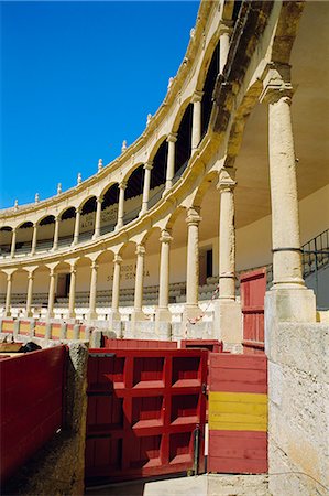 plaza de toros andalucia - The Bull Ring built in 1784, Ronda, Andalucia, Spain Stock Photo - Rights-Managed, Code: 841-03028721