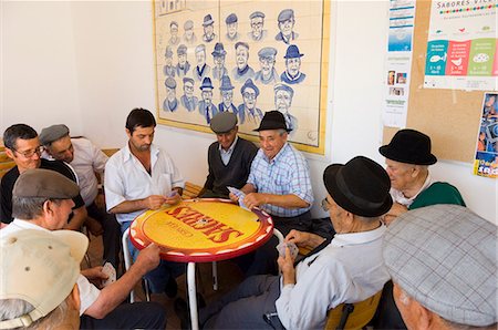 senior, playing cards - Local men play cards at Aljezur, Algarve, Portugal, Europe Stock Photo - Rights-Managed, Code: 841-03028897