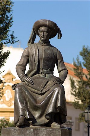 Statue du Prince Henri le navigateur (Dom Henrique), Lagos, Algarve, Portugal, Europe Photographie de stock - Rights-Managed, Code: 841-03028925