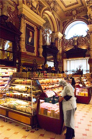 department store interior - Yeliseev's Food Hall, Tverskay Ulitsa, Tverskaya, Moscow, Russia, Europe Stock Photo - Rights-Managed, Code: 841-03029066