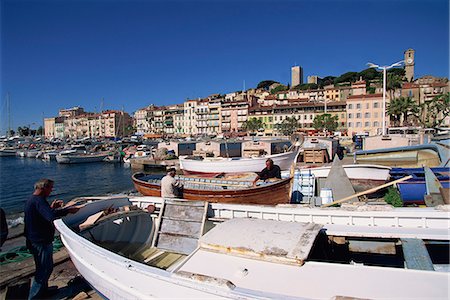 Le Suquet and harbour, Old Town, Cannes, Alpes Maritimes, Cote d'Azur, French Riviera, Provence, France, Mediterranean, Europe Stock Photo - Rights-Managed, Code: 841-03029215