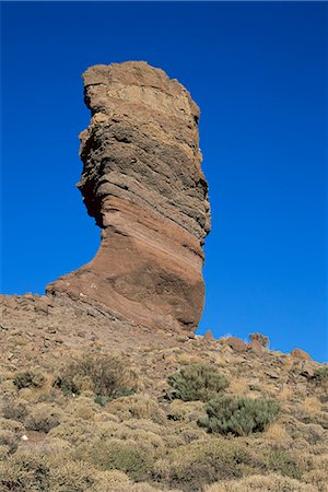 Los Roques, Teide National Park, Tenerife, Canary Islands, Spain, Europe Foto de stock - Con derechos protegidos, Código: 841-03029589