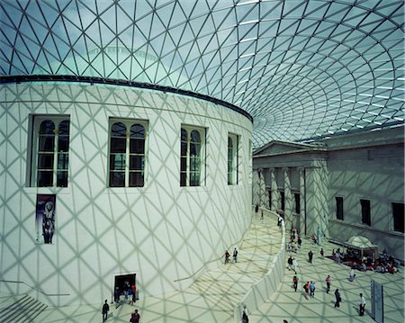 queen elizabeth ii great court - The Great Court, British Museum, England, United Kingdom, Europe Foto de stock - Con derechos protegidos, Código: 841-03029650