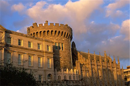 Château de Dublin, Dublin, Irlande, Europe Photographie de stock - Rights-Managed, Code: 841-03029674
