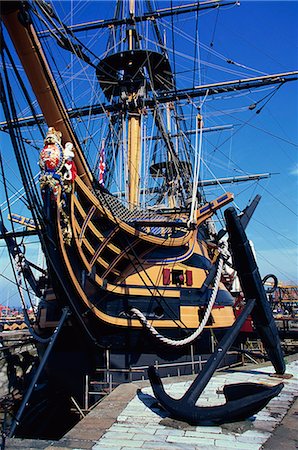 portsmouth - HMS Victory, Portsmouth Dockyard, Portsmouth, Hampshire, England, United Kingdom, Europe Foto de stock - Con derechos protegidos, Código: 841-03029891