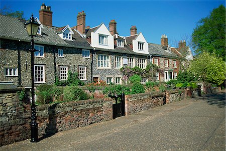 Cathedral Close, Norwich, Norfolk, England, United Kingdom, Europe Fotografie stock - Rights-Managed, Codice: 841-03029986