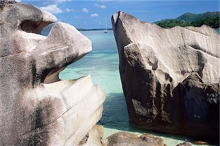 simsearch:841-03058523,k - Rocks on coast, Pointe Rouge, Anse Papaie, south coast, island of Curieuse, Seychelles, Indian Ocean, Africa Stock Photo - Rights-Managed, Code: 841-03034061