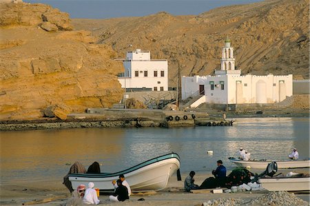 Old quarter,Al-Ayjah,town of Sour (Sur),Sultanate of Oman,Middle East Foto de stock - Con derechos protegidos, Código: 841-03034108