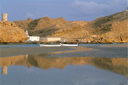 Old quarter,Al-Ayjah,town of Sour (Sur),Sultanate of Oman,Middle East Foto de stock - Con derechos protegidos, Código: 841-03034109