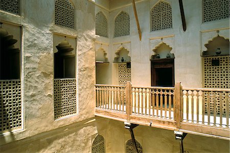 Jabrin castle,Nizwa region,Sultanate of Oman,Middle East Foto de stock - Direito Controlado, Número: 841-03034136