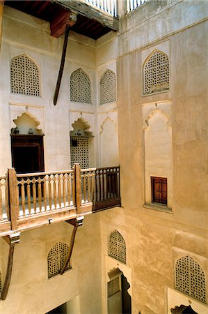 Jabrin castle,Nizwa region,Sultanate of Oman,Middle East Foto de stock - Direito Controlado, Número: 841-03034133