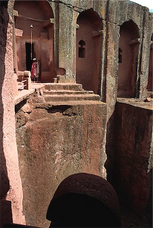 Gabriel and Raphael,Bieta Mercurios,Lalibela,Wollo,Ethiopia,Africa Stock Photo - Rights-Managed, Code: 841-03034228