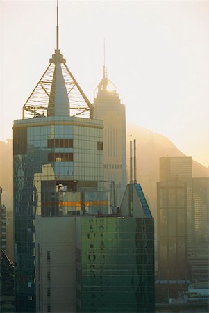 simsearch:841-02717306,k - Gratte-ciel de Hong Kong Photographie de stock - Rights-Managed, Code: 841-03034486