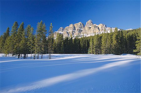 simsearch:841-02709076,k - Castle Mountain, montagnes Rocheuses, en Alberta, Canada Photographie de stock - Rights-Managed, Code: 841-03034613