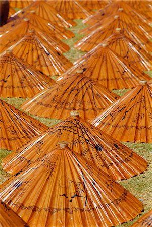 Umbrellas,Chiang Mai,Thailand Foto de stock - Con derechos protegidos, Código: 841-03034886