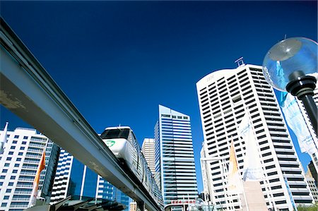 Mono rail,Sydney,New South Wales,Australia,Pacific Foto de stock - Con derechos protegidos, Código: 841-03034926