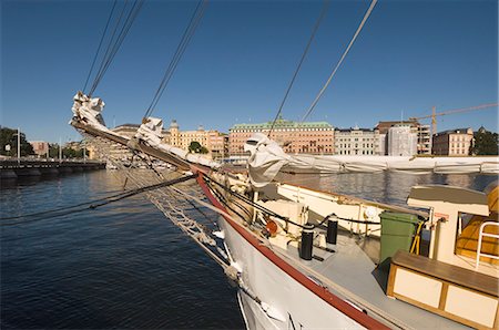 Sailing Ship,Stockholm,Sweden Stock Photo - Rights-Managed, Code: 841-03035066