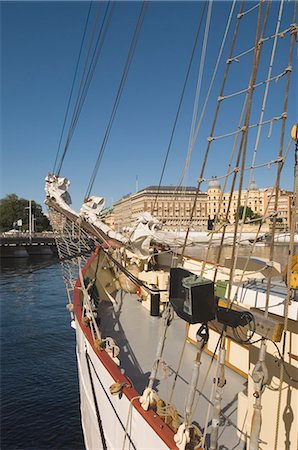 Sailing Ship,Stockholm,Sweden Stock Photo - Rights-Managed, Code: 841-03035067