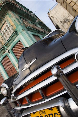 Red grill car,Havana,Cuba,West Indies,Central America Stock Photo - Rights-Managed, Code: 841-03035307