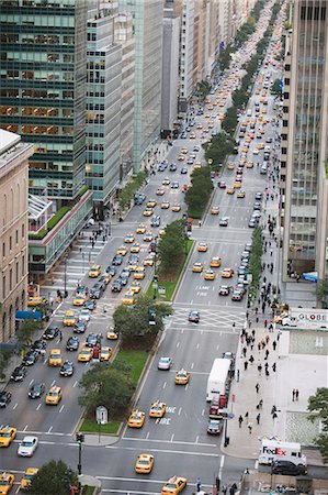 park avenue - Park Avenue, Manhattan, New York City, New York, États-Unis d'Amérique, l'Amérique du Nord Photographie de stock - Rights-Managed, Code: 841-03035380