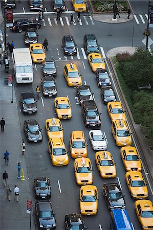 park avenue - Taxis on Park Avenue,New York,United States of America,North America Stock Photo - Rights-Managed, Code: 841-03035410