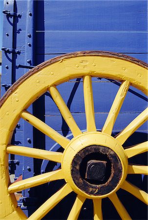 spokes - Yellow wheel,United States of America Foto de stock - Con derechos protegidos, Código: 841-03035623