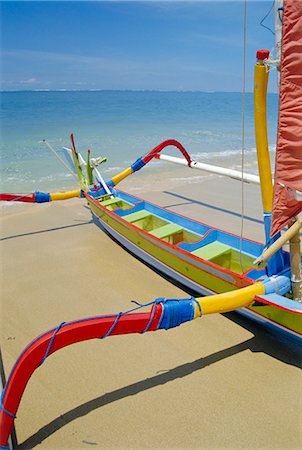 simsearch:841-02824758,k - Boat on beach,Bali,Indonesia Foto de stock - Con derechos protegidos, Código: 841-03035657