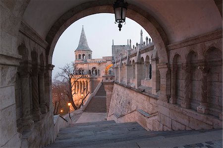 simsearch:841-03056845,k - Fishermans Bastion,Castle Hill area,Budapest,Hungary,Europe Fotografie stock - Rights-Managed, Codice: 841-03035730