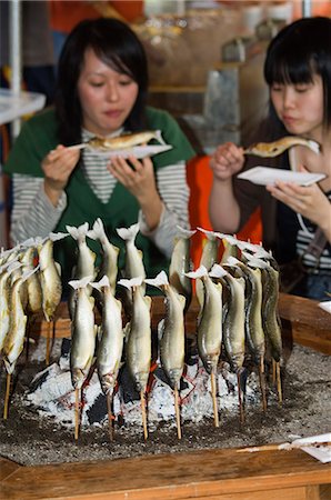 simsearch:841-03056948,k - Stand de poisson au barbecue, Festival d'automne, Kawagoe, Saitama prefecture, Japon, Asie Photographie de stock - Rights-Managed, Code: 841-03035768