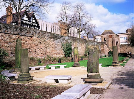 Roman Park, Chester, Cheshire, England, United Kingdom, Europe Fotografie stock - Rights-Managed, Codice: 841-03030045