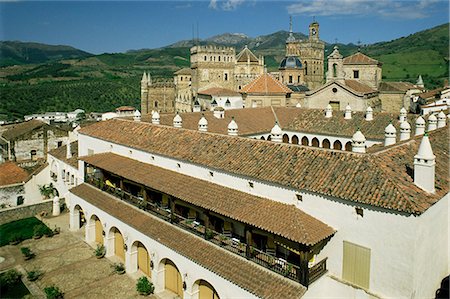 Parador and Monastery, Guadalupe, Caceres, Extremadura, Spain, Europe Stock Photo - Rights-Managed, Code: 841-03030166