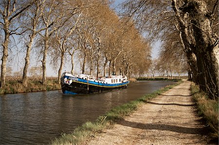 Canal du Midi, near Beziers, Languedoc-Roussillon, France, Europe Stock Photo - Rights-Managed, Code: 841-03030160